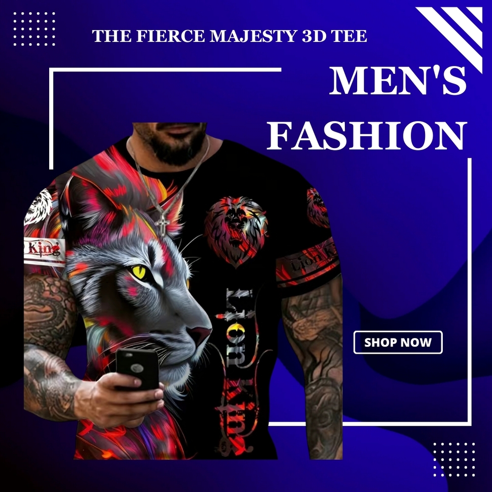The Fierce Majesty 3-D Tee
